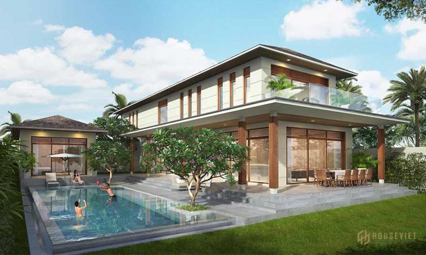 Thiết kế biệt thự vườn có hồ bơi