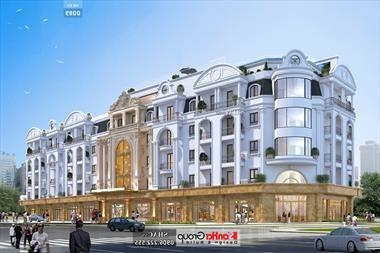 Thiết kế tổ hợp khách sạn 4 sao cao cấp diện tích 1000m2