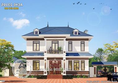 Mẫu biệt thự 2 tầng mái Thái đẹp sang trọng, đẹp mê hồn - Mã số: ACHI 23105