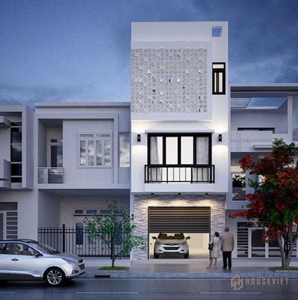 Nhà 3 tầng có gara đem đến tiện ích trong quá trình sinh hoạt cho gia chủ