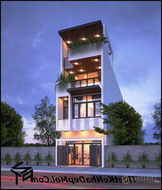 Thiết kế nhà ống 2018 60m2 3 tầng