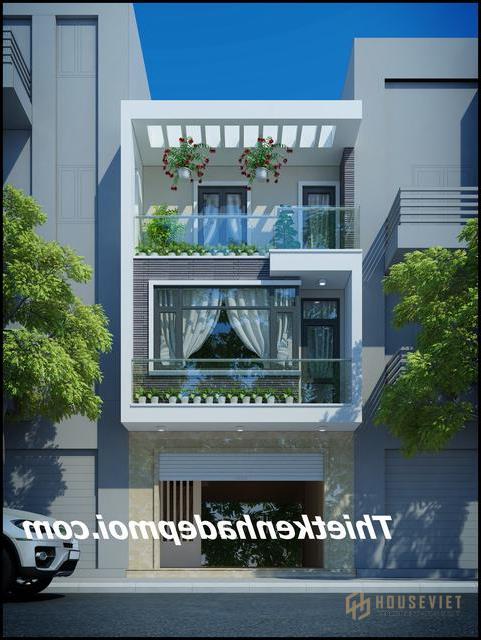 Thiết kế nhà 60m2 3 phòng ngủ