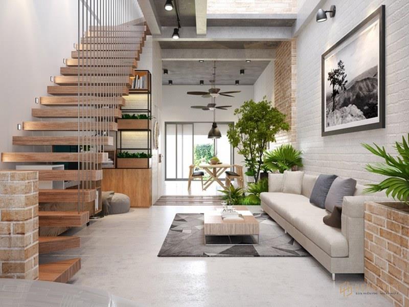 thiết kế nhà ống có giếng trời