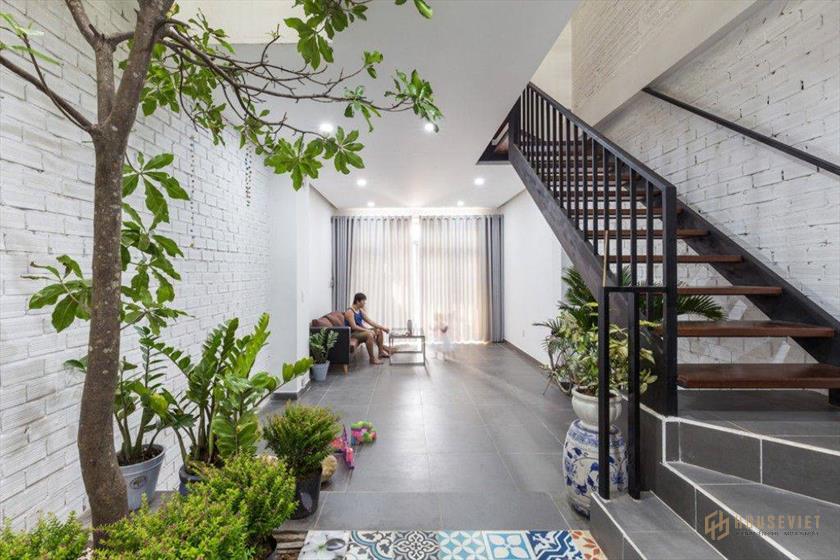 thiết kế nhà ống có giếng trời