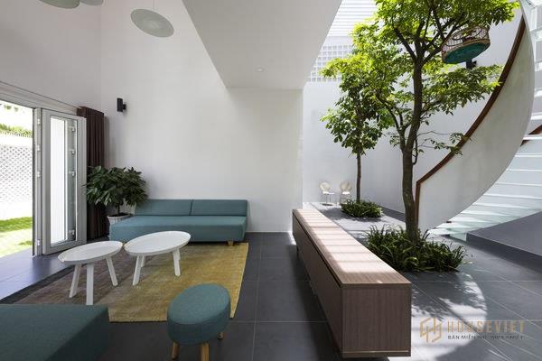 thiết kế nhà ống có giếng trời