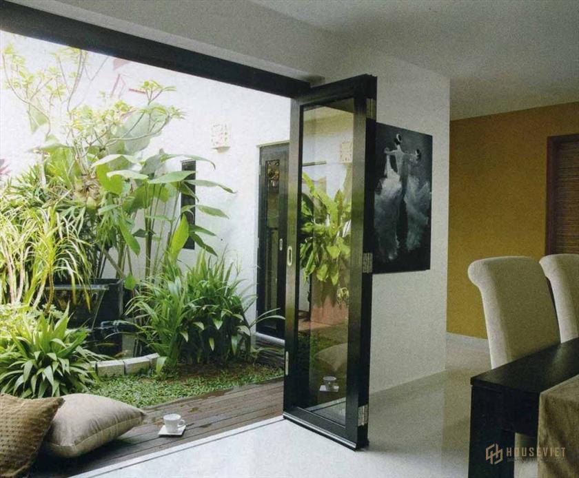 thiết kế nhà ống có giếng trời