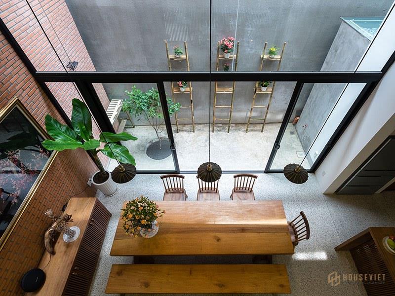 thiết kế nhà ống có giếng trời