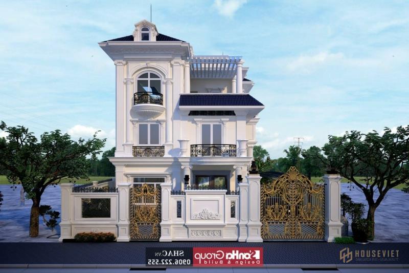 Mẫu biệt thự 3 tầng đẹp Mẫu biệt thự 3 tầng đẹp