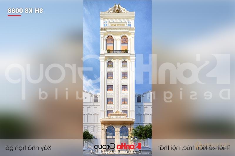 Mẫu khách sạn tân cổ điển 3 sao tối ưu công năng tại Hải Phòng - SH KS 0088