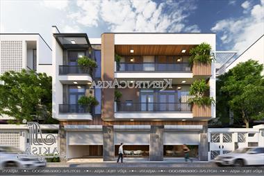 Mẫu thiết kế nhà phố 3 tầng kết hợp kinh doanh (TGDĐ: Anh Cảnh - Thường Tín) KT31665