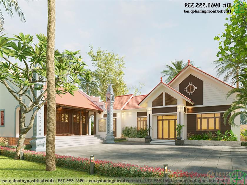 Thiết kế và thi công nhà thờ họ 8x8m NDNTH21