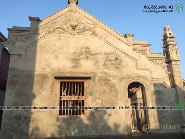Mặt bên nhà thờ họ bằng bê tông cốt thép NDNTH21 Mat Ben Nha Tho Ho Bang Be Tong Cot Thep Ndnth21