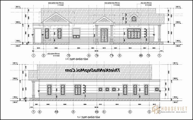 Ban ve biet thu cap 4 4 phong ngu