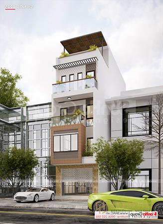 Mẫu thiết kế nhà phố 4 tầng hiện đại tại Hải Phòng 