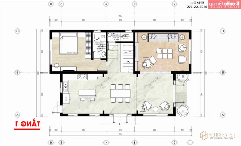 Thiết kế biệt thự 110m2