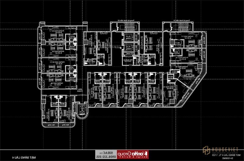 Chi tiết công năng sử dụng của công trình nhà 9 tầng 1 tum