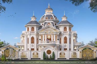 Những mẫu biệt thự tân cổ điển phong cách lâu đài sang chảnh