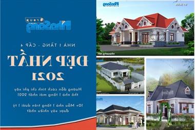 Giải mã chi phí xây thô nhà 1 tầng qua 10 mẫu nhà cấp 4 đẹp nhất 2021