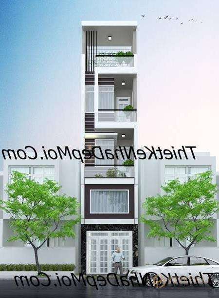 Nhà 1 trệt 1 lửng 2 lầu 1 sân thượng mặt tiền 3.5m quận 10 chị Lan