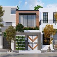 Mẫu Thiết Kế Nhà Ống 4,5 × 12m 2 Phòng Ngủ Hiện Đại Giá Rẻ