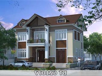 Hình ảnh nhà mái thái 2 tầng BT621077