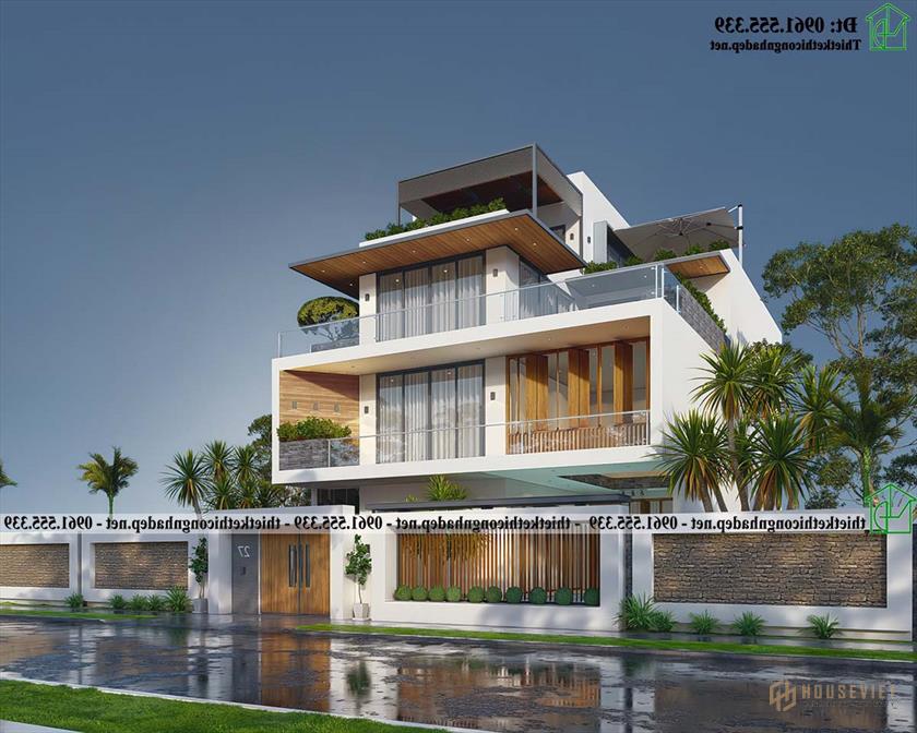 Biệt thự Cao cấp Tầng 4 12x24m tại Ecopark Ndbt4t2