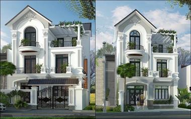 Thiết Kế Biệt Thự Tân Cổ Điển 3 Tầng Đẹp Hoàn Hảo