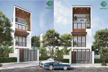 Mẫu nhà phố 3 tầng hiện đại và khang trang tại Long An