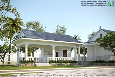 Kiểu nhà đẹp cấp 4 3 phòng ngủ 7x22m NDNC4125