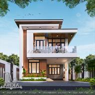 Mẫu thiết kế biệt thự mini 2 tầng hiện đại (TGĐ: Anh Thành - Thanh Hóa) BT21622