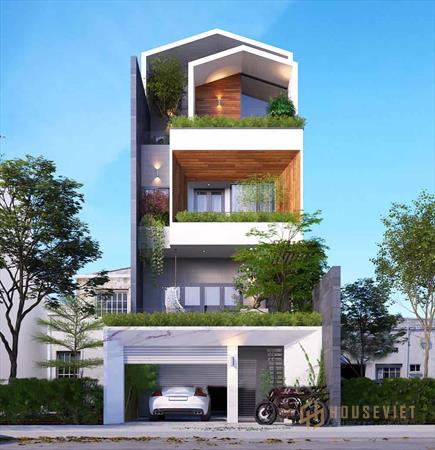 Mẫu nhà ống 4 tầng siêu hiện đại