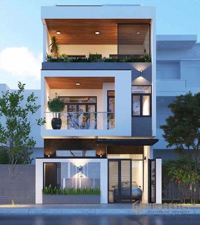 Thiết kế nhà ống 3 tầng hiện đại