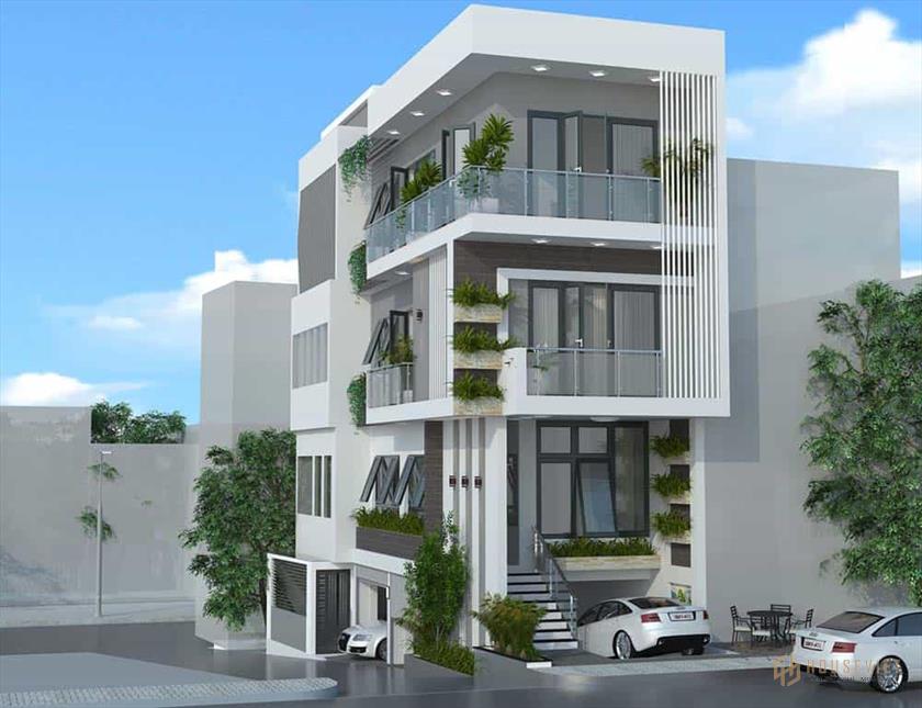 Nhà ống đẹp kết hợp kinh doanh