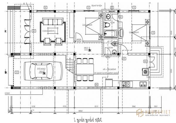Mẫu nhà 2 tầng 100m2 4 phòng ngủ