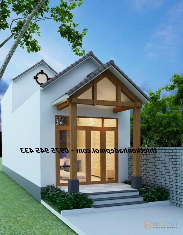 Mẫu nhà cấp 4 nhỏ đẹp 