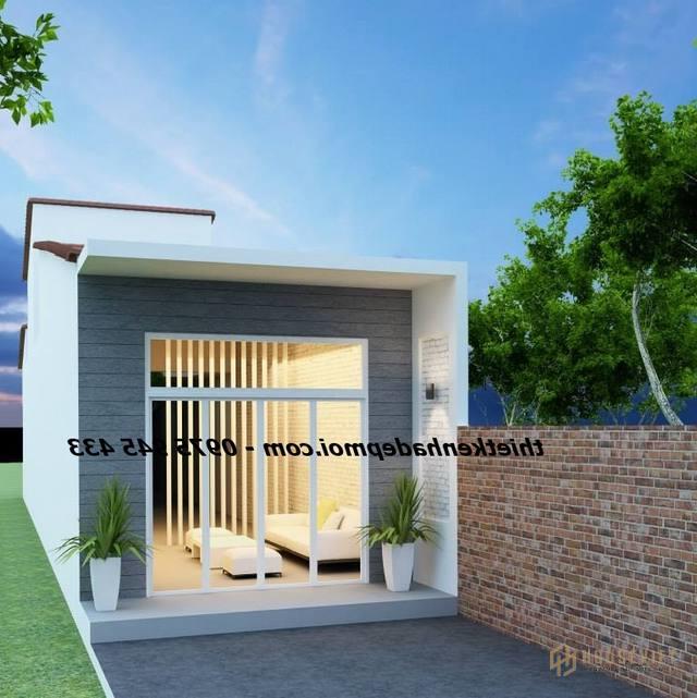 nhà ống 4m 1 lầu 3 phòng ngủ
