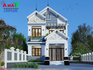 Mẫu thiết kế nhà mái thái 2 tầng đẹp và lạ mắt tại Quảng Xương - Thanh Hóa, Ms: CD121