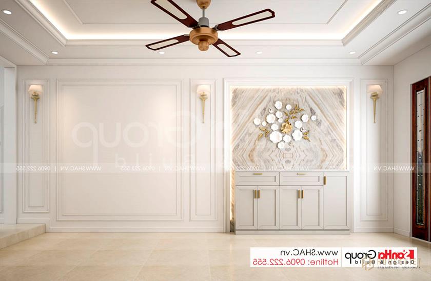 2 cận cảnh gara tầng 1 nhà phố tân cổ điển tại Hải Dương SH NOP 0216