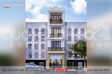 Tận hưởng không gian sống đẳng cấp với mẫu nhà ống hiện đại 4 tầng tại Hải Dương – SH NOP 0216