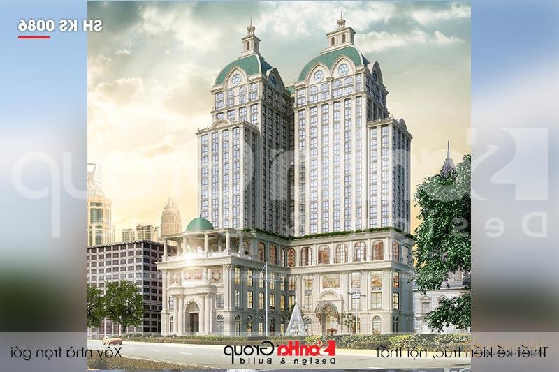 Khách sạn 5 sao phong cách tân cổ điển tại Nghệ An với thiết kế hoàn hảo - SH KS 0086
