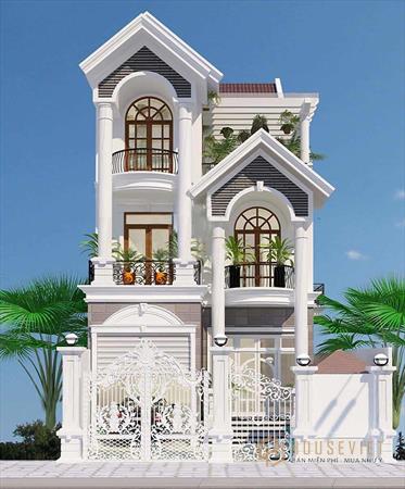 Mẫu thiết kế nhà ống 6m đẹp kiểu pháp