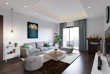 Trang trí phòng khách chung cư hợp lý và sang trọng