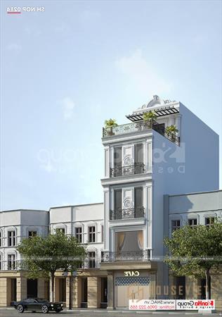 Nhà phố tân cổ điển 5 tầng mặt tiền 5m sang trọng và thông minh 