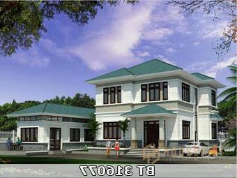 Mẫu thiết kế nhà 5 phòng ngủ BT316077