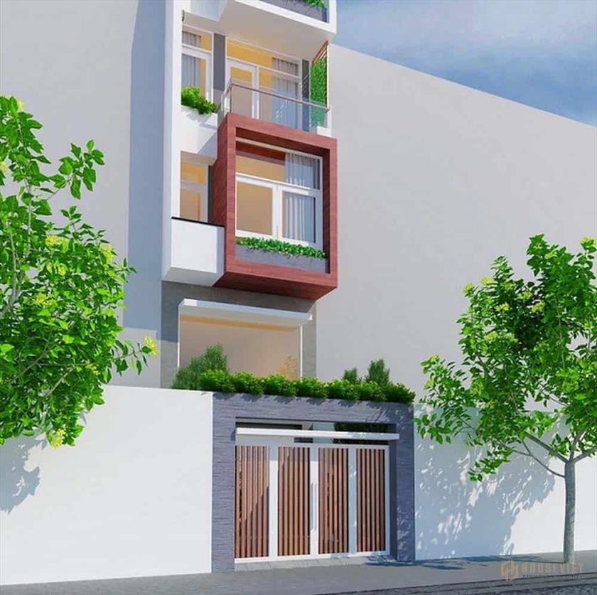 Mẫu nhà ống 3 tầng phong cách hiện đại Mẫu nhà ống 3 tầng phong cách hiện đại