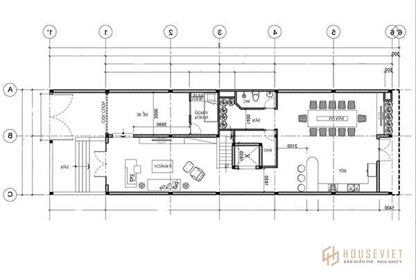 Thiết kế nhà 3 tầng 5x16m với sự phân chia các phòng chức năng khoa học, tỉ mỉ đến từng chi tiết