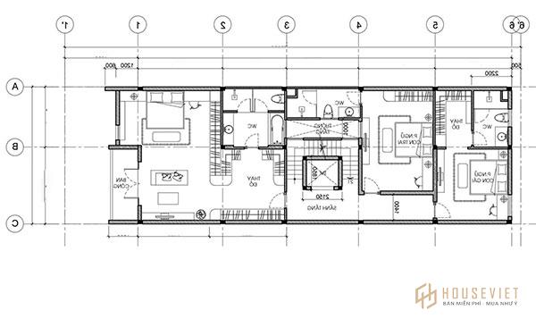 Gia chủ có thể tham khảo bản vẽ nhà 3 tầng chi tiết và cụ thể nhất