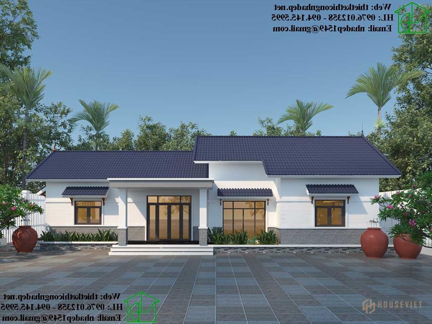 Mẫu nhà cấp 4 8x20m NDNC4110 