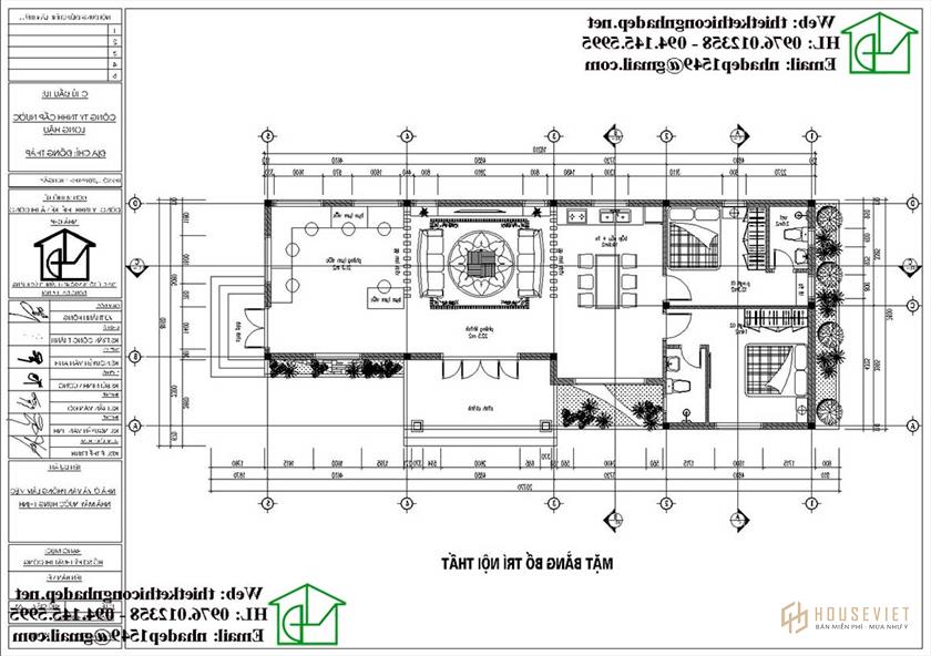 Mẫu nhà cấp 4 8x20m NDNC4110