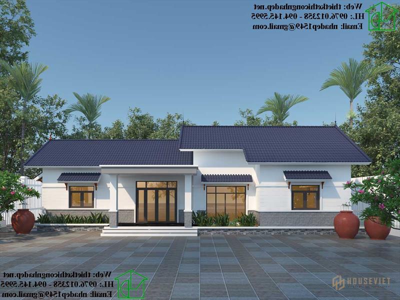 Mẫu nhà cấp 4 8x20m thiết kế ấn tượng tại Đồng Tháp NDNC4110